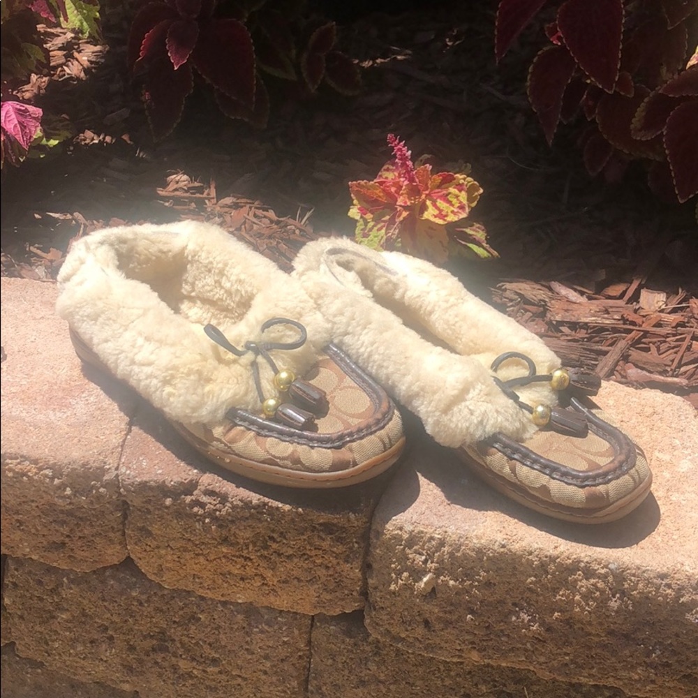 Coach Fur Loafer